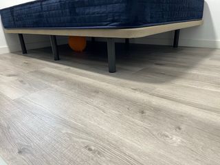 Colchón y base tapizada 135