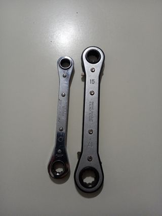 Set 2 chiavi a cricchetto ABC