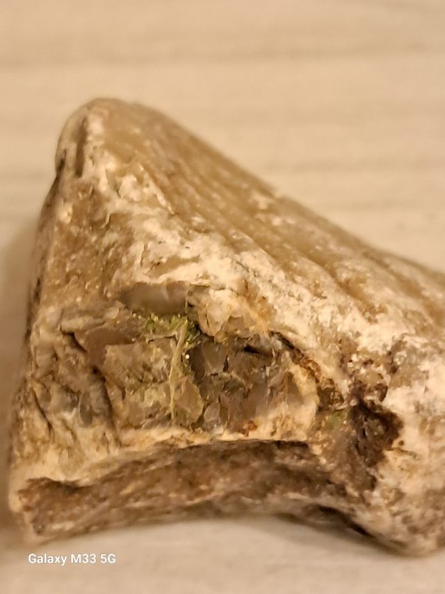 Collezione minerali con fossile