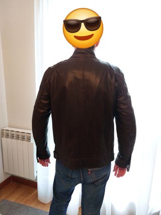 CAZADORA DE CUERO AUTÉNTICO