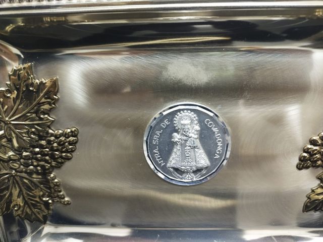 Bandeja decorativa virgen de covadonga