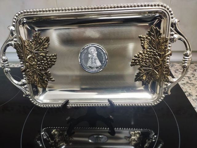 Bandeja decorativa virgen de covadonga