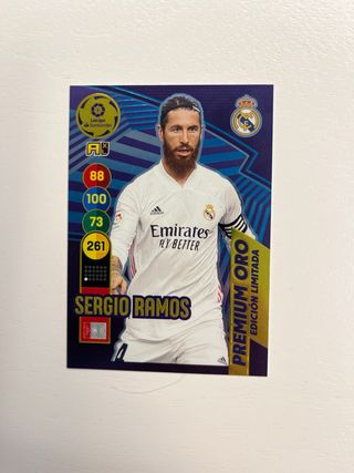 Carta Cromos Adrenalyn Sergio Ramos