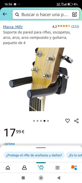 Soporte de guitarra
