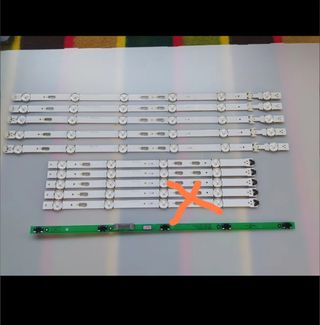 Tiras sueltas TV Samsung curva