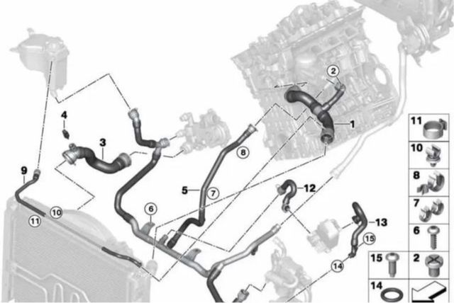 Tubos refrigeracion bmw 320d e90