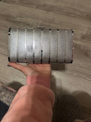 Bolso plateado