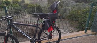 Silla bicicleta portabebes