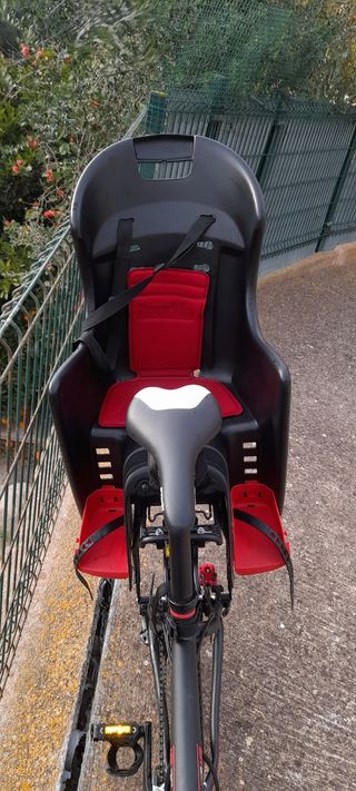 Silla bicicleta portabebes