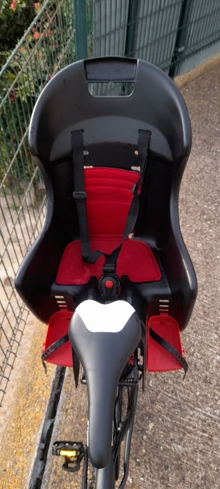 Silla bicicleta portabebes