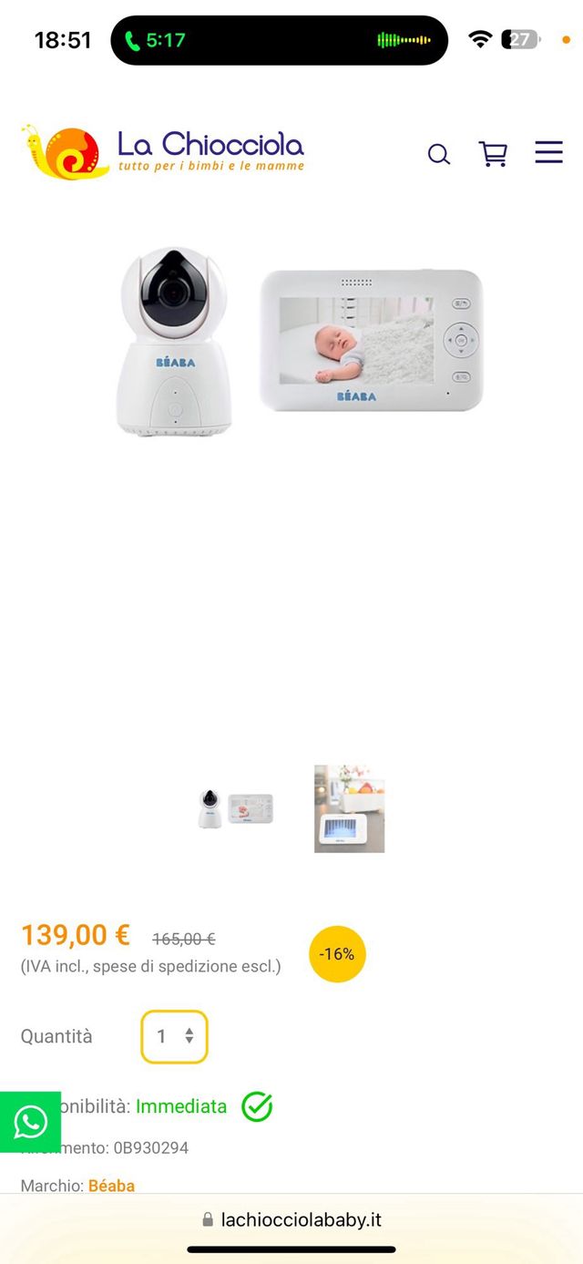Video Baby Monitor ZEN