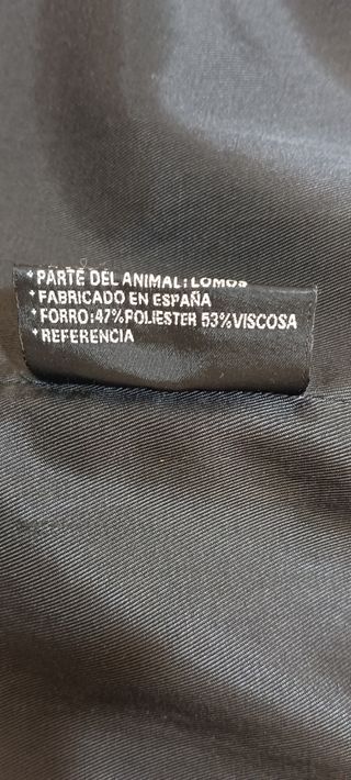 Chaquetón de piel 