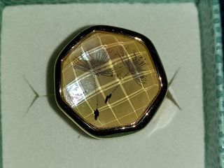 Anello con soffione placcato oro