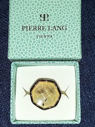 Anello con soffione placcato oro