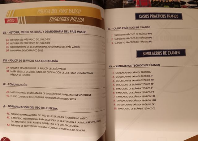 Libro Temario Policia País Vasco