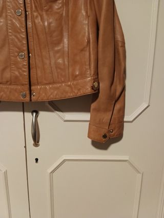 Cazadora piel Massimo Dutti