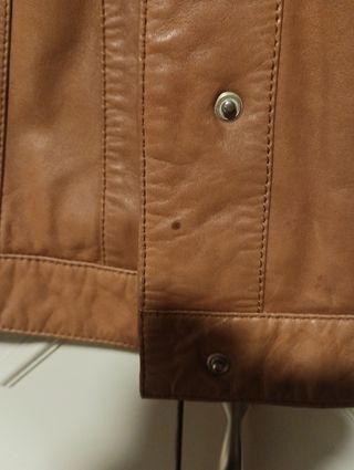 Cazadora piel Massimo Dutti