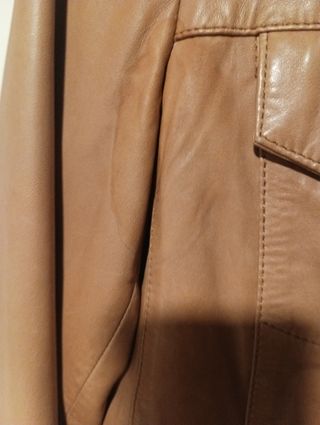 Cazadora piel Massimo Dutti