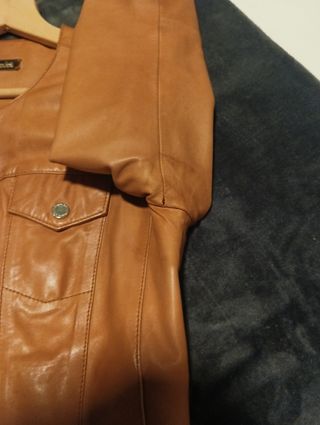 Cazadora piel Massimo Dutti