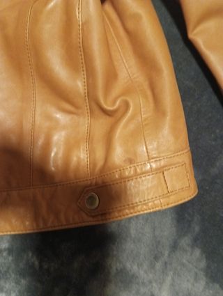 Cazadora piel Massimo Dutti