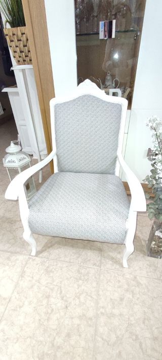 Sillón descalzadora vintage restaurado. Precioso!!