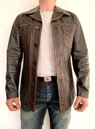 Chaqueta de cuero M pequeña 