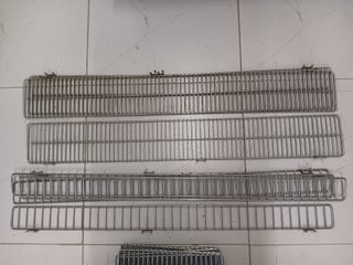 Separadores y barandillas estantes cromados