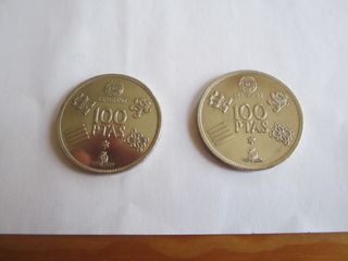 MONEDAS DE 100 PESETAS DE 1980 IMPECABLES