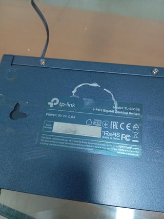 Switch 8 puertos Tp-link TL-SG108