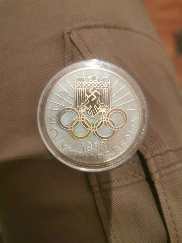 Medalla Alemania juegos olímpicos 1936