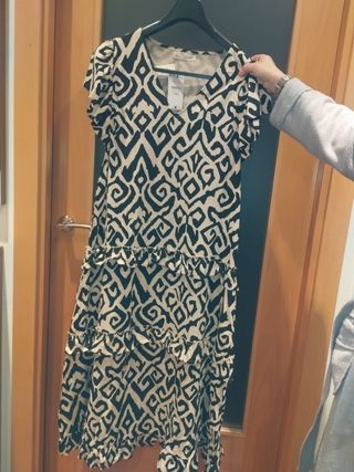 Vestido algodón talla l
