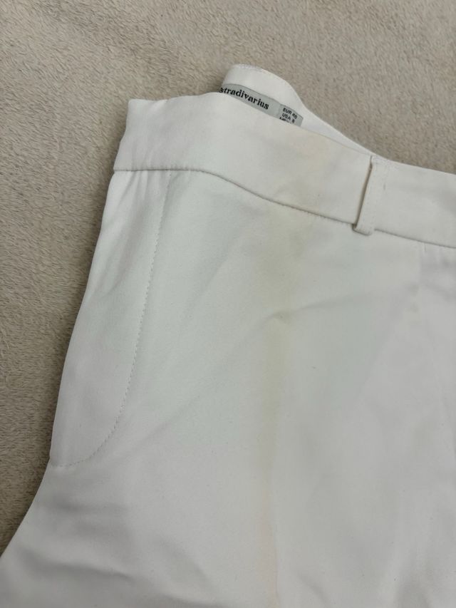 Pantalon blanco Zara