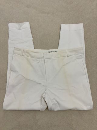 Pantalon blanco Zara