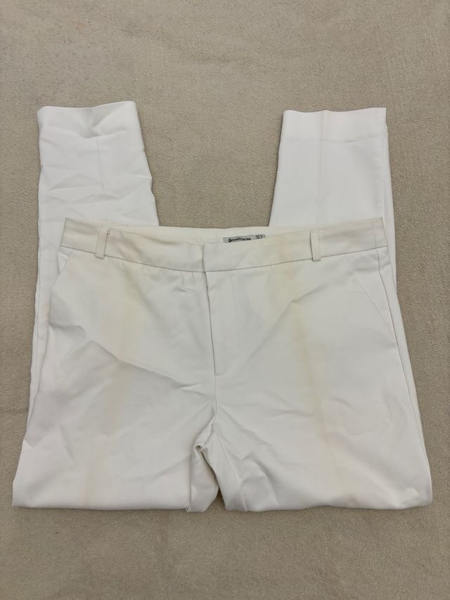 Pantalon blanco Zara
