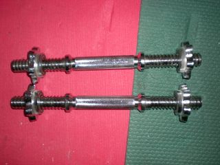 ✅ 2 BARRAS DE MANCUERNAS DE 25MM 35CM