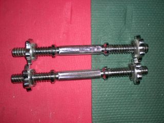 ✅ 2 BARRAS DE MANCUERNAS DE 25MM 35CM
