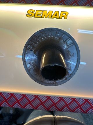 Silencioso GIANNELLI Aluminio 3 tornillos NUEVO