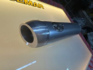 Silencioso GIANNELLI Aluminio 3 tornillos NUEVO