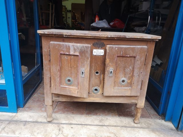 Mueble nevera industrial vintage años 70