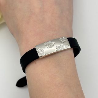 Pulsera tous con oro blanco 18kt con diamantes