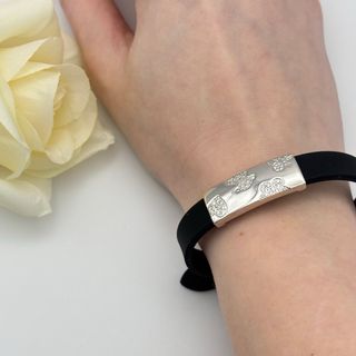 Pulsera tous con oro blanco 18kt con diamantes