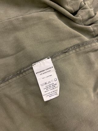 Parka talla unica estampado militar