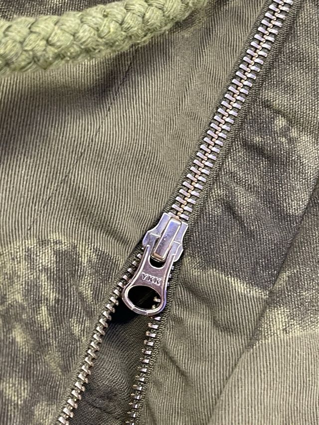 Parka talla unica estampado militar