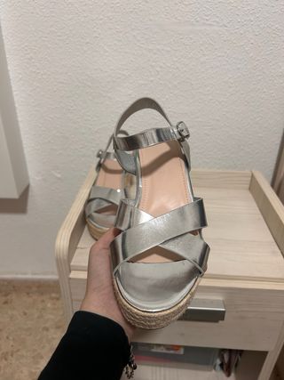 Sandalias tacon alto mujer