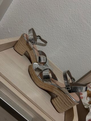 Sandalias tacon alto mujer