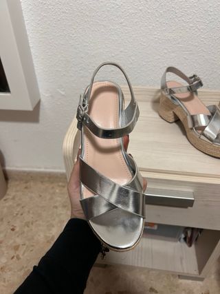 Sandalias tacon alto mujer