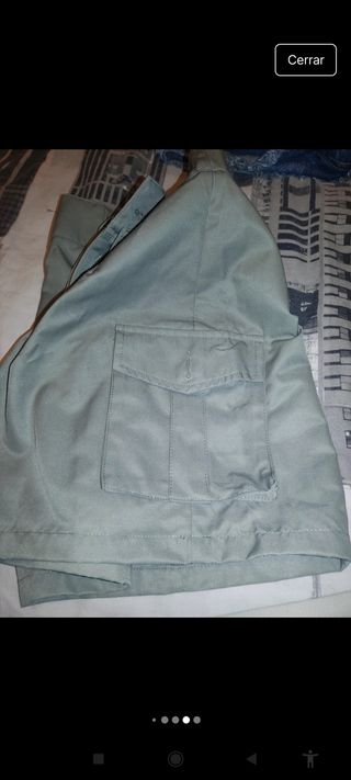 Falda verde militar 
