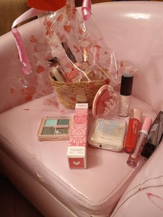 Cesta de maquillaje lote maquillaje Navidad Reyes