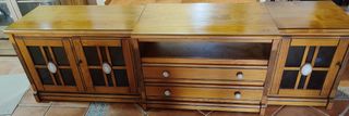 Mueble TV. Y Vitrina 