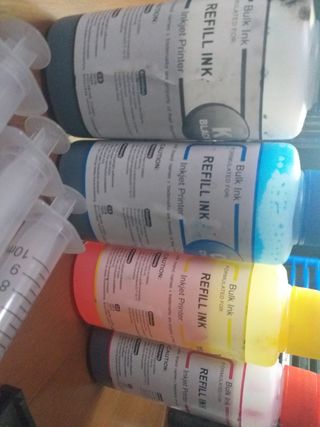 Tintas Recargables para Impresora INKJET